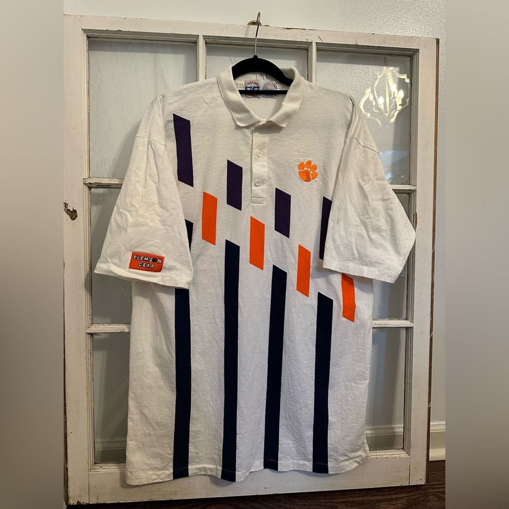 041: Vintage Clemson polo